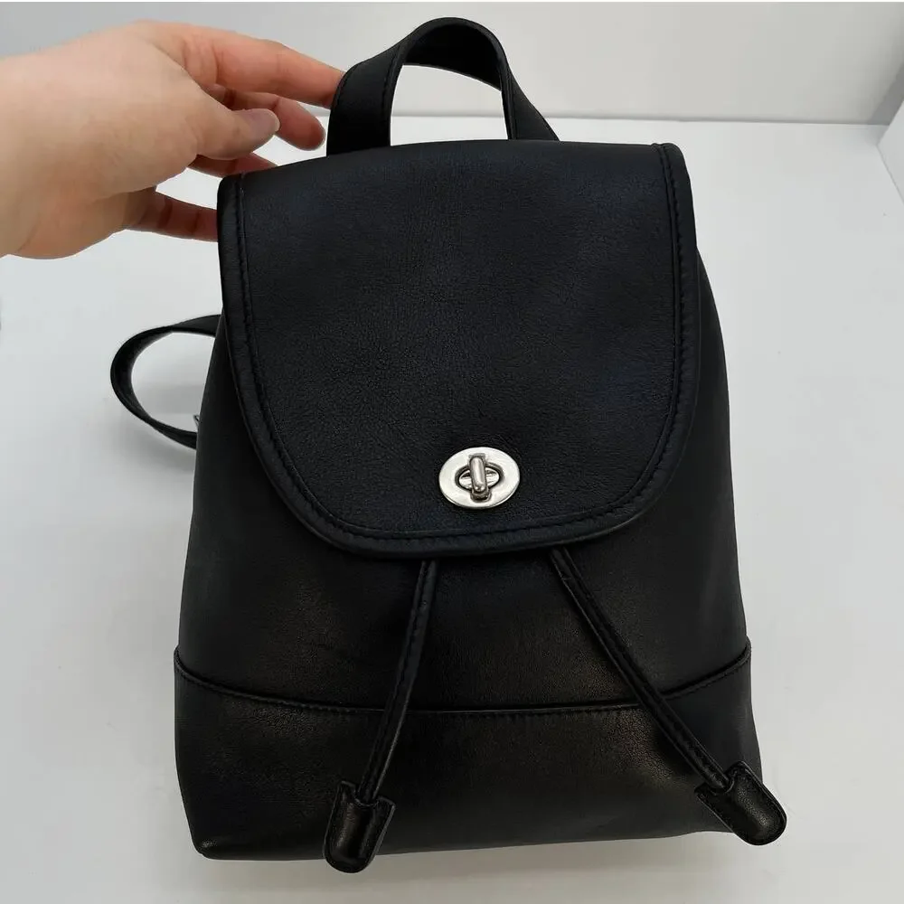 NEW Vintage Coach Daypack Backpack 9960 Black 2006